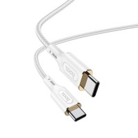 USB kabelis Hoco X95 60W Type-C to Type-C 1.0m white 
